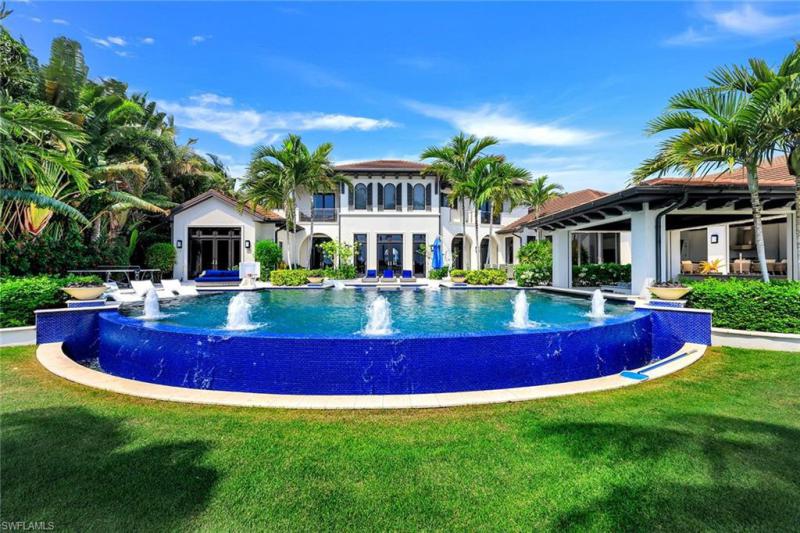 #3 Most Expensive Home in Naples Florida Listed For Sale: 970 Aqua CIR   Naples, FL 34102