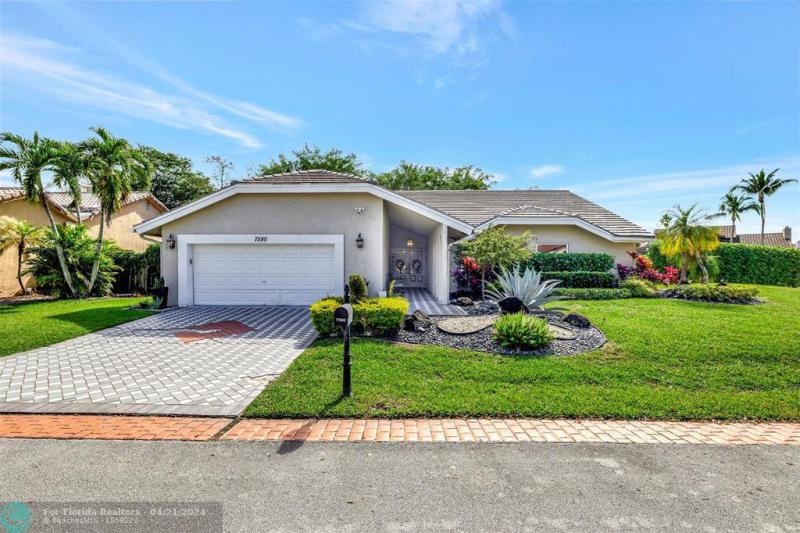 First Photo for Home For Sale at 7580  Black Olive Way Tamarac, FL. 33321