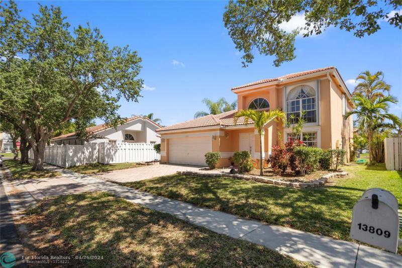 First Photo for Home For Sale at 13809 NW 22nd Pl Sunrise, FL. 33323