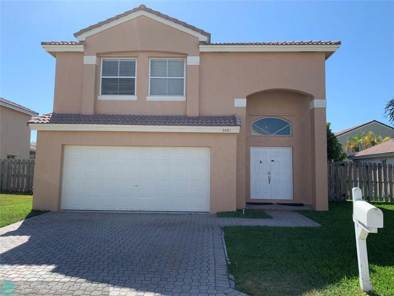 First Photo for Home For Sale at 3401  Seabreeze Ln Margate, FL. 33063