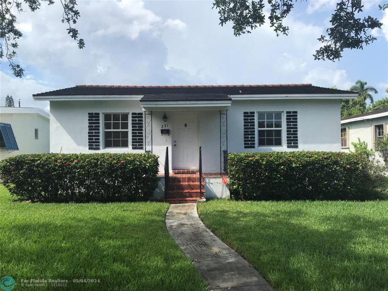 First Photo for Home For Sale at 231  Corydon Dr Miami Springs, FL. 33166