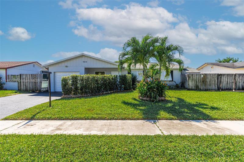 First Photo for Home For Sale at 7810 NW 46th Ct Lauderhill, FL. 33351