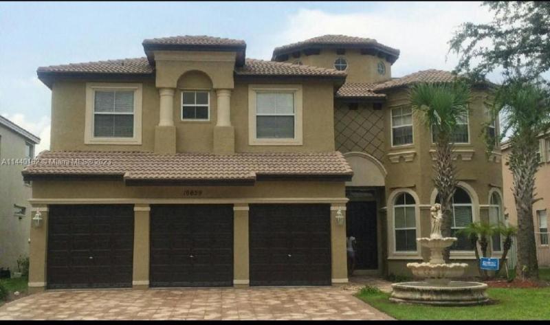 First Photo for Home For Sale at 16659 SW 54th Ct Miramar, FL. 33027